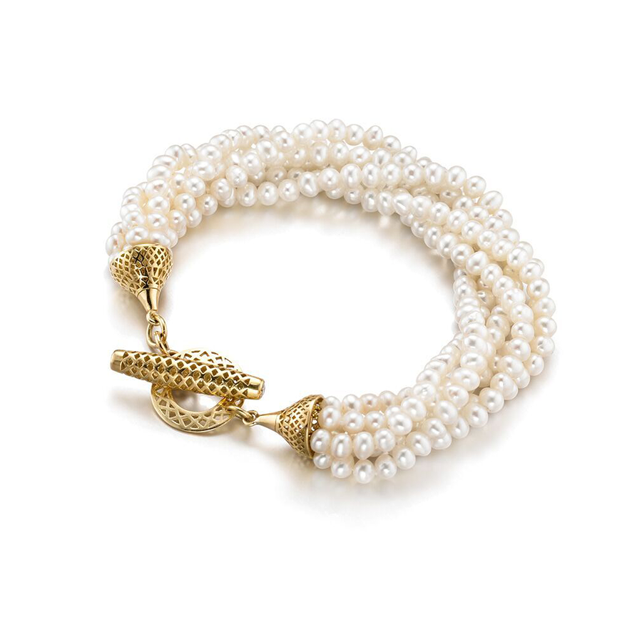 Multistrand Pearl Bracelet